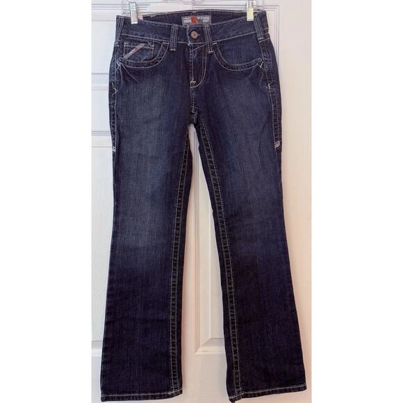 Ariat NWT FR Jeans Cat 2 Women’s 25S (actual 28x30) MidRise Bootcut Blue Quartz - Picture 1 of 15